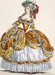 Grand court dress in new style